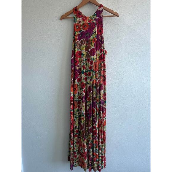 NATURAL LIFE Dresses & Skirts - Women’s Natural Life Boho Floral Maxi Dress Size M